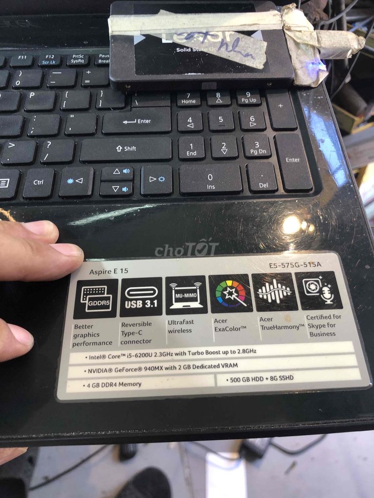 Acer E 15 i5 15 inch 4GB/240GB. Mua bán Laptop tại Thành phố Nha Trang Khánh Hòa được đăng bởi phan quang hình 1