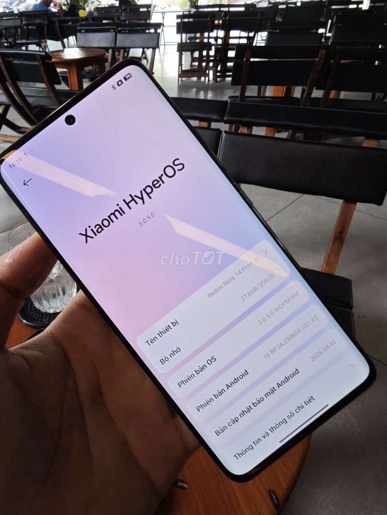Xiaomi Redmi Note 14 Pro Plus 8GB/256GB Đen. Mua bán Điện thoại tại Quận Bình Thạnh Tp Hồ Chí Minh được đăng bởi doanh hình 1