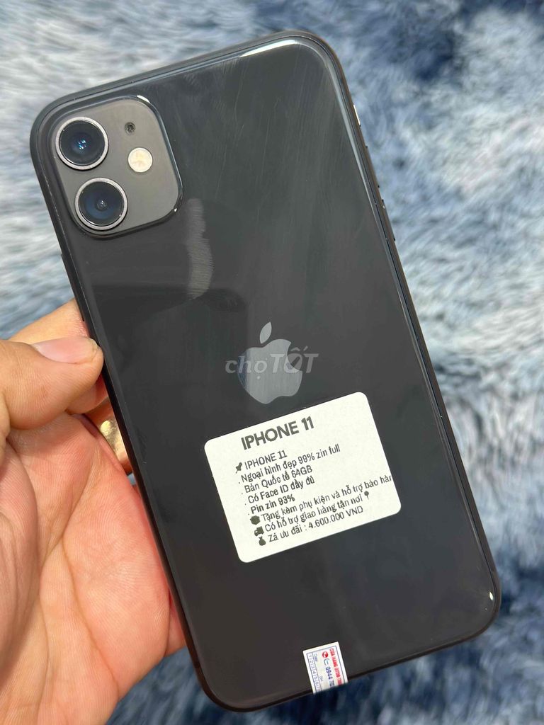 IPHONE 11 64GB zin nguyên cây. Mua bán Điện thoại tại Huyện Trảng Bom Đồng Nai được đăng bởi Hồ Trung Hiếu hình 1