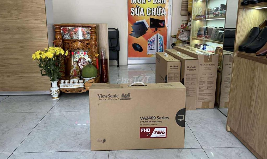 Màn Viewsonic 24" có Type C #VA2409-MHU 75hz New. Mua bán Phụ kiện (Màn hình, Chuột...) tại Quận Bình Thạnh Tp Hồ Chí Minh được đăng bởi TOÀN MÀN HÌNH hình 1