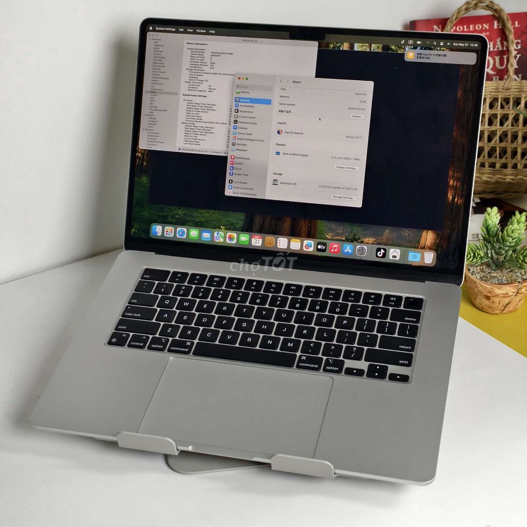 Apple Macbook Air M3 15 inch 8GB/256GB Like New. Mua bán Laptop tại Thành phố Thủ Đức Tp Hồ Chí Minh được đăng bởi Di Động Zin Shop hình 1