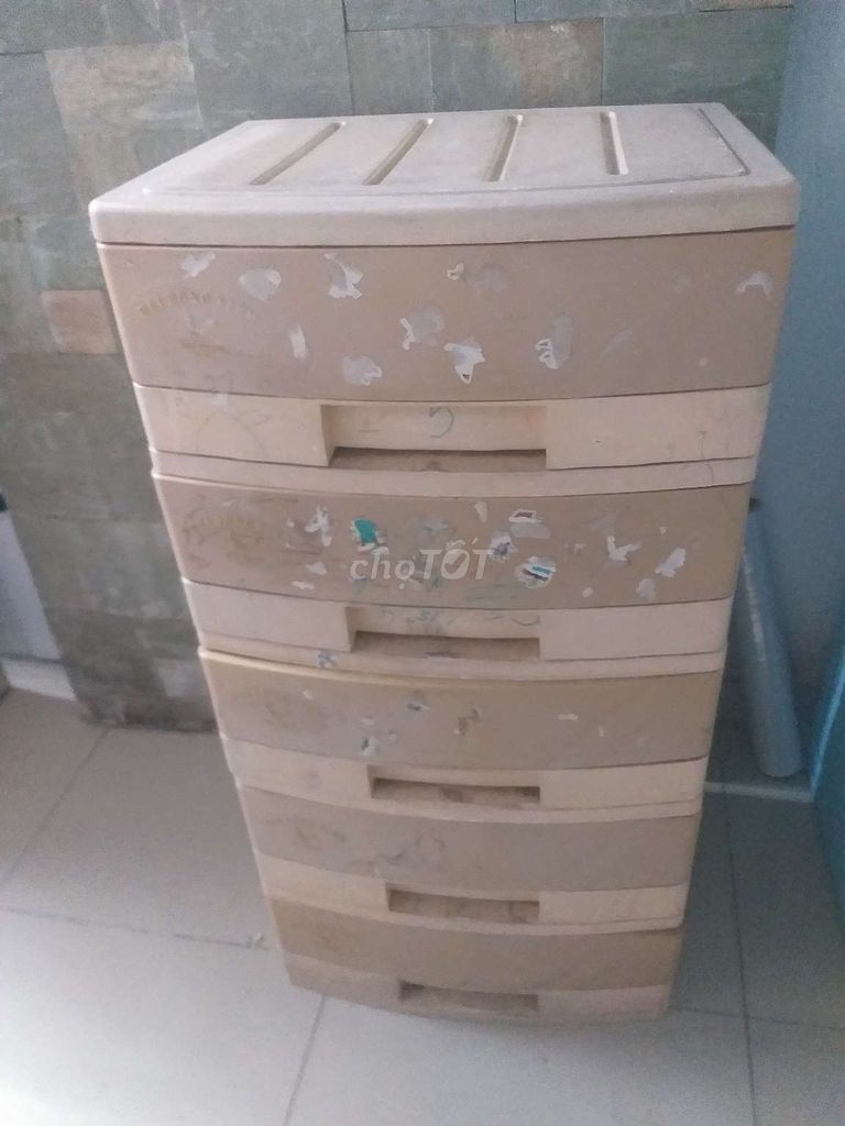 Tủ nhựa Kem 110x56 cm. Mua bán Tủ, kệ gia đình tại Quận Tân Phú Tp Hồ Chí Minh được đăng bởi Lâm Phát hình 1