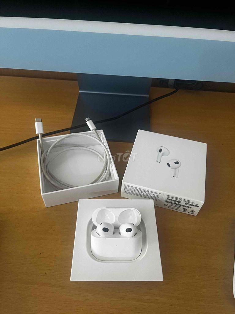 Tai nghe Apple AirPods 3 ( Rất Mới ). Mua bán Tivi, Âm thanh tại Thành phố Biên Hòa Đồng Nai được đăng bởi DIY HOME hình 1