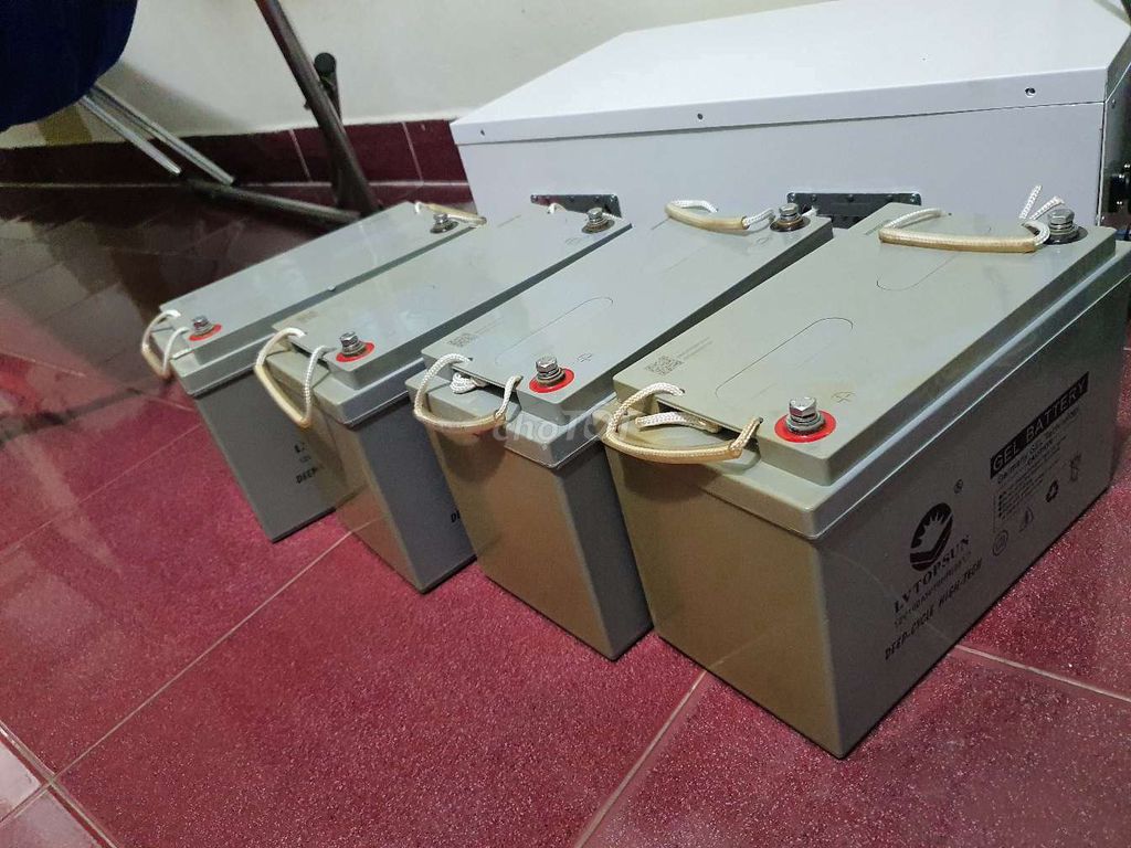 4 Ắc quy gel LVTopsun 12V100AH. Mua bán Phụ tùng xe tại Thành phố Thủ Đức Tp Hồ Chí Minh được đăng bởi Mười hình 2