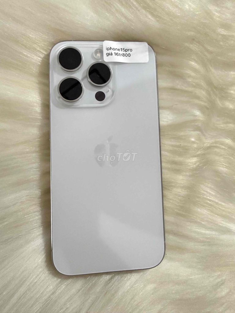 Apple iPhone 15 Pro 128GB Trắng Đã sử dụng. Mua bán Điện thoại tại Huyện Nhơn Trạch Đồng Nai được đăng bởi Lê cường mobile hình 1