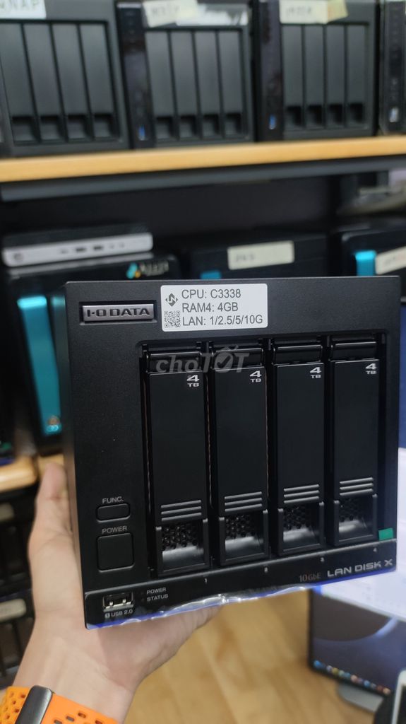 Box Nas IO DATA C3338 10G BLACK chạy mượt Synology. Mua bán Phụ kiện (Màn hình, Chuột...) tại Quận Bình Tân Tp Hồ Chí Minh được đăng bởi Lê Tuyển hình 1