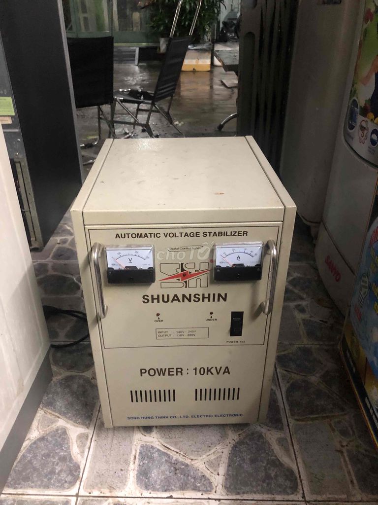 ổn áp 10KVA máy zin dây đồng ra 110-220v