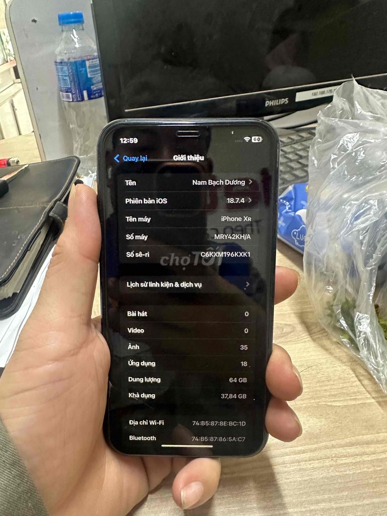 Apple iPhone XR 64GB Đen. Mua bán Điện thoại tại Quận Nam Từ Liêm Hà Nội được đăng bởi truong duong hình 1
