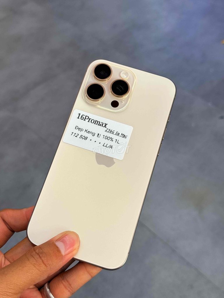 Apple iPhone 16 Pro Max 256GB Sa Mạc Mỹ. Mua bán Điện thoại tại Quận Ninh Kiều Cần Thơ được đăng bởi DUY IPHONE  hình 1