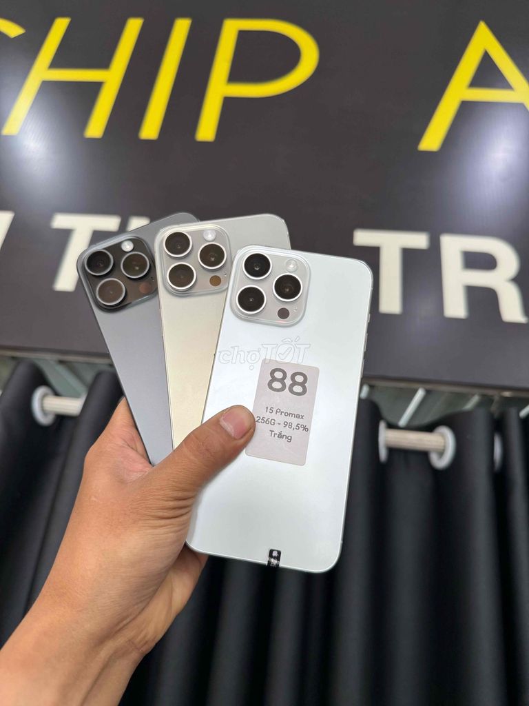 15ProMax 256GB Qte🇺🇸 pin zin 90-91%. Mua bán Điện thoại tại Thành phố Biên Hòa Đồng Nai được đăng bởi Lộc Nguyễn hình 1