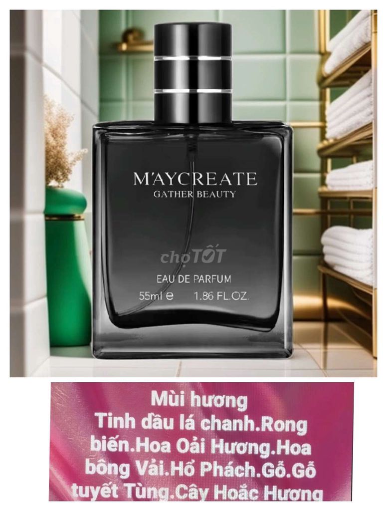 Nước Hoa Nam M'AYCREATE chai 55ML