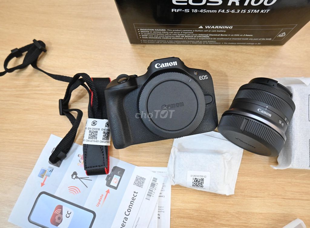 Máy ảnh Canon EOS R100 18 45 RF 99.99% FULLBOX. Mua bán Máy ảnh, Máy quay tại Quận Tân Bình Tp Hồ Chí Minh được đăng bởi Phúc hình 1