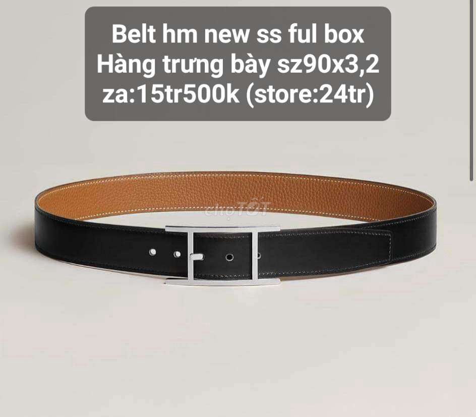 Belt Hermes chính hãng sz 90cm ×bản 3,2cm