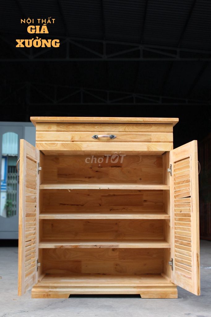 Tủ giày - tủ dép - gỗ - có cửa mới. Mua bán Tủ, kệ gia đình tại Thành phố Dĩ An Bình Dương được đăng bởi Nội thất giá xưởng TL hình 1