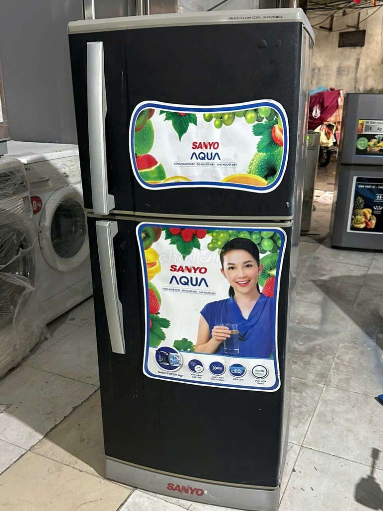 Tủ lạnh sanyo 180lit quạt gió. Làm lạnh nhanh. Mua bán Tủ lạnh tại Quận Thanh Xuân Hà Nội được đăng bởi Máy Giặt Tủ Lạnh Hà Nội hình 1