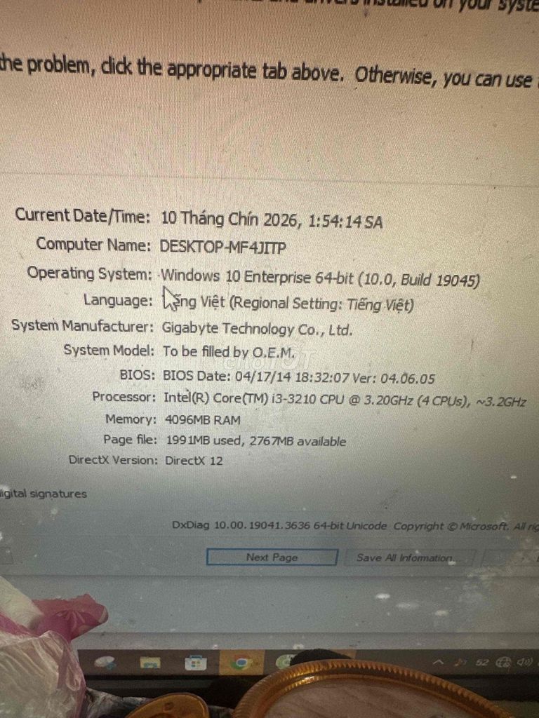 Gigabyte i3-3210 4GB. Mua bán Linh kiện (RAM, Card...) tại Quận Thanh Xuân Hà Nội được đăng bởi VICTORIAL hình 1