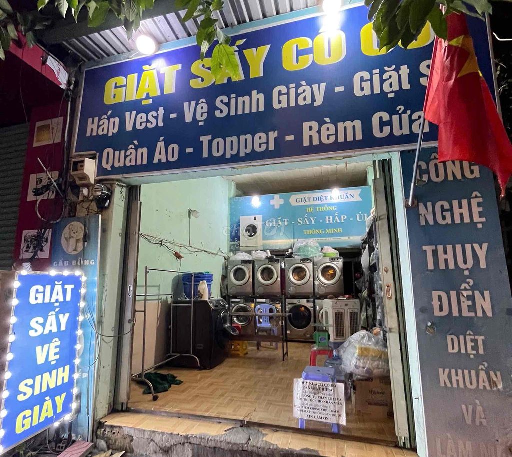 Sang tiệm giặt đường Trần Hưng Đạo, đông hoà, dĩ an, bình dương