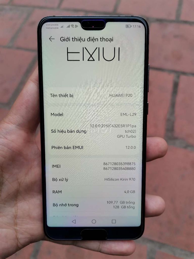 Huawei P20 128GB quốc tế. Mua bán Điện thoại tại Huyện Quốc Oai Hà Nội được đăng bởi Anh hung hình 1
