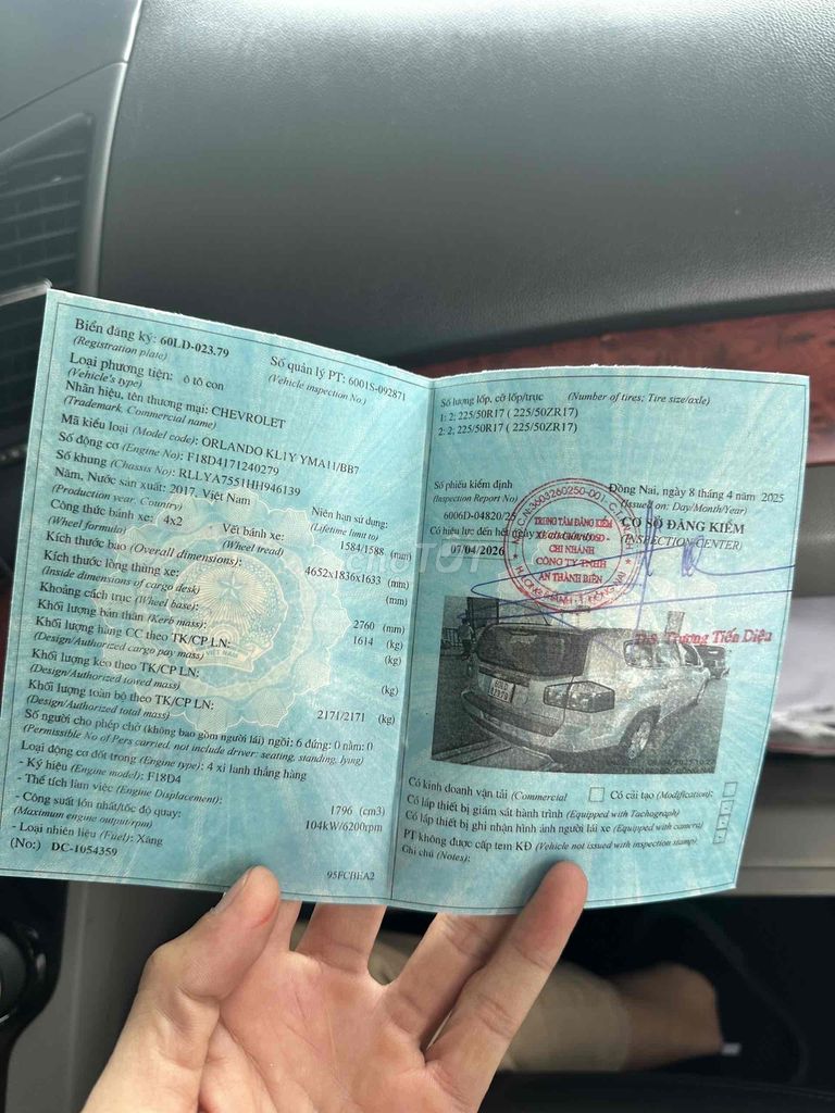 Chevrolet Orlando 2017 LT 1.8 - 96000 km. Mua bán Ô tô tại Thành phố Biên Hòa Đồng Nai được đăng bởi Luxury AUTO  hình 5