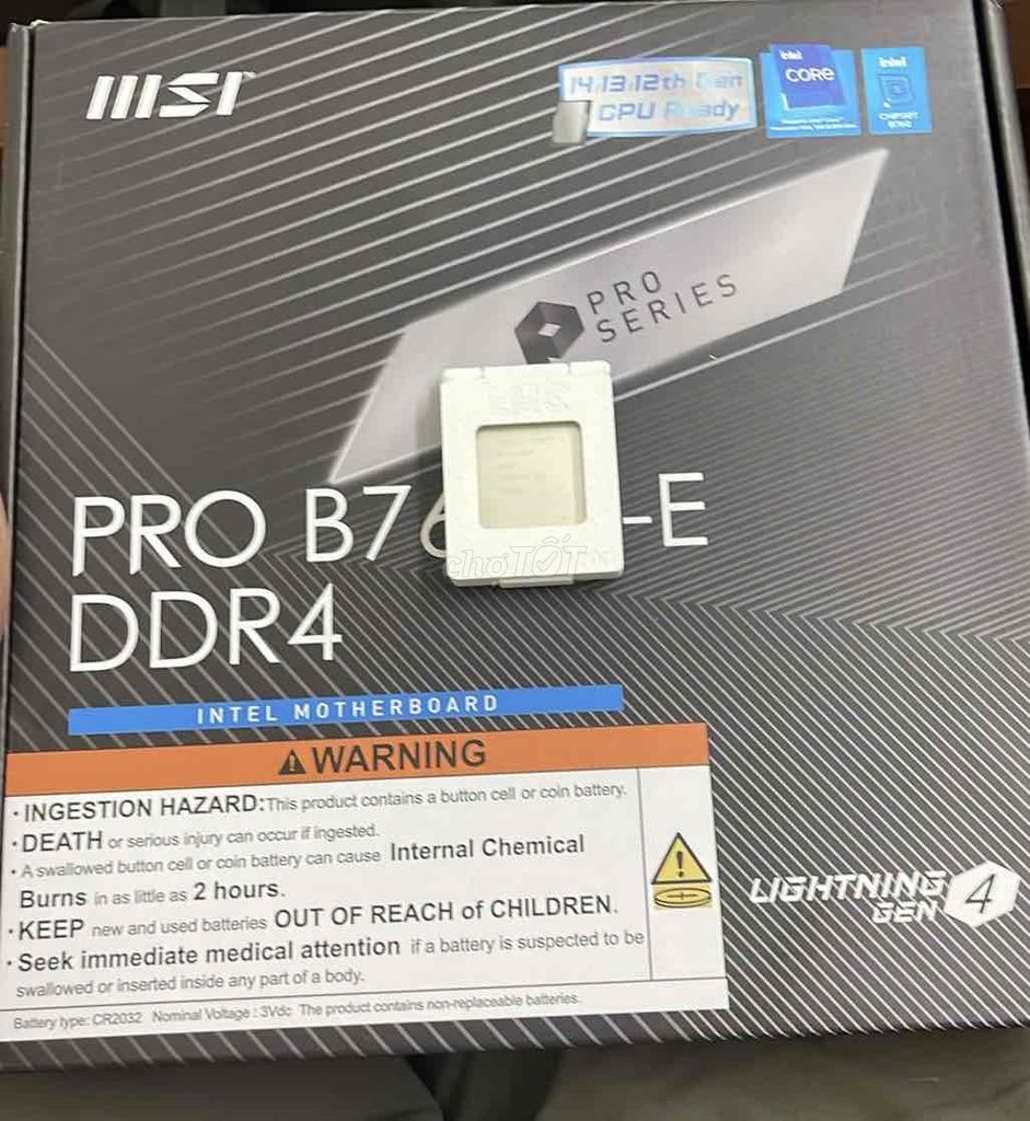 Bo mạch chủ MSI B760M-E. Mua bán Linh kiện (RAM, Card...) tại Huyện Gia Viễn Ninh Bình được đăng bởi Nguyễn văn nghĩa hình 1