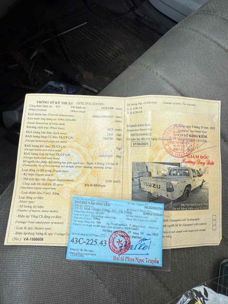 Isuzu Dmax 2002 Bán Tải Trắng Nhập Nhật Bản. Mua bán Ô tô tại Huyện Đông Anh Hà Nội được đăng bởi Đào Hiệp hình 12