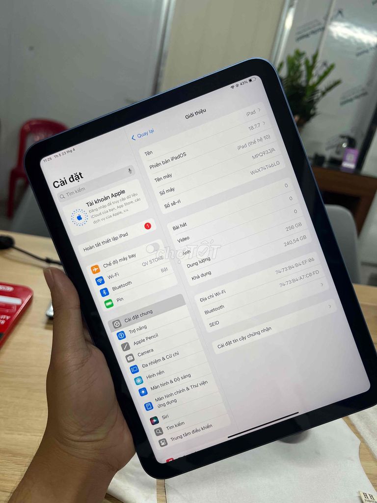 Apple iPad (Thế hệ 10) 256GB. Mua bán Máy tính bảng tại Thành phố Bắc Ninh Bắc Ninh được đăng bởi Phan Công Quý hình 1