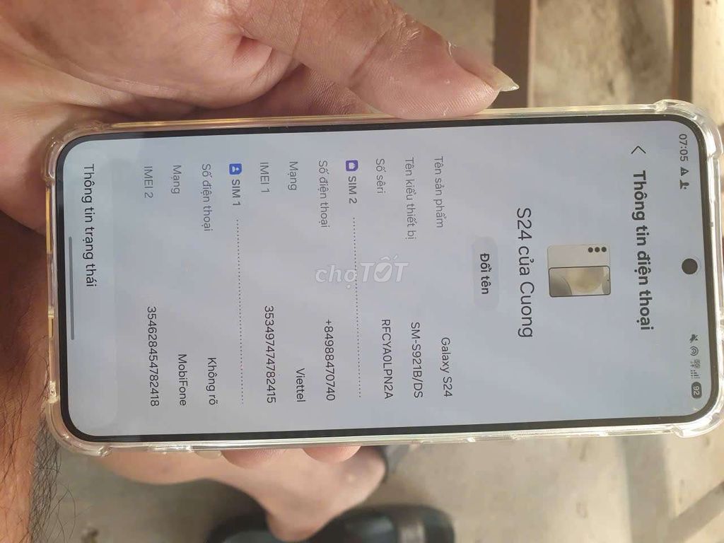 Samsung Galaxy S24 Like New. Mua bán Điện thoại tại Huyện Duyên Hải Trà Vinh được đăng bởi Sang hình 1