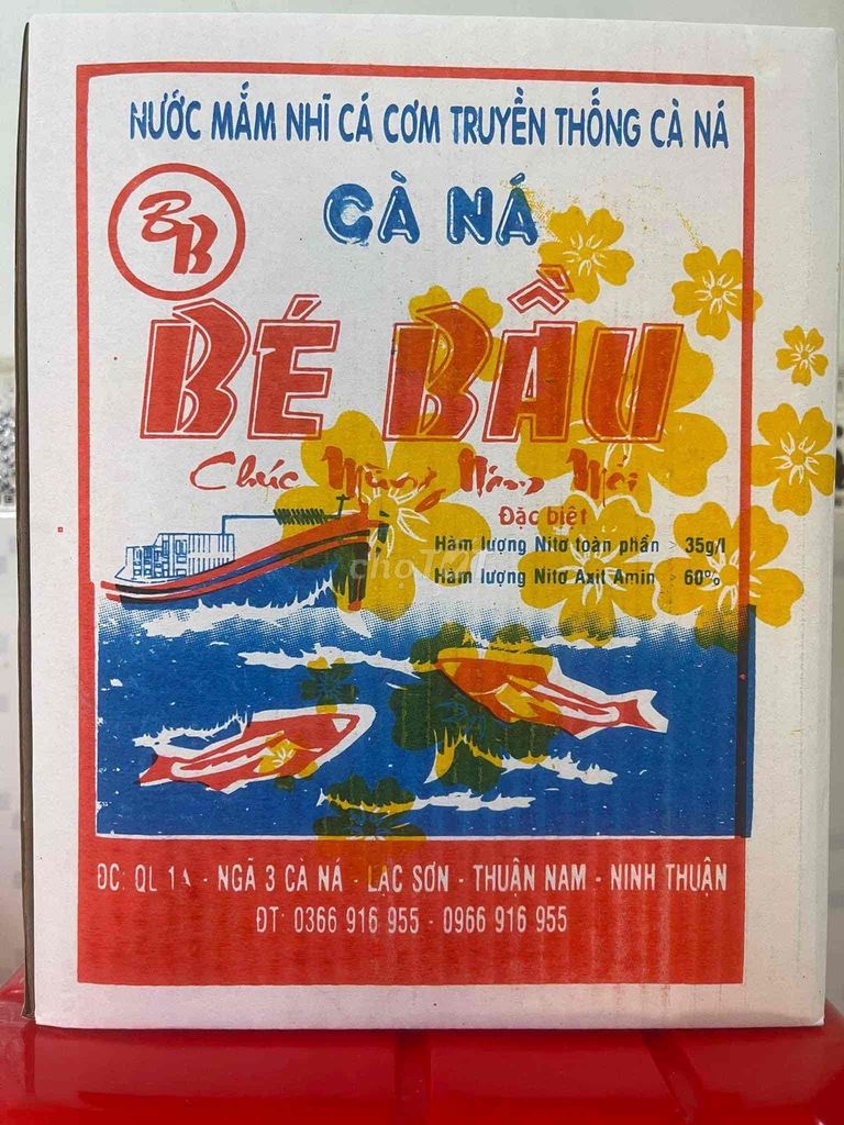 nước mắm truyền thống BÉ BẦU Cà Ná Ninh Thuận 210K
