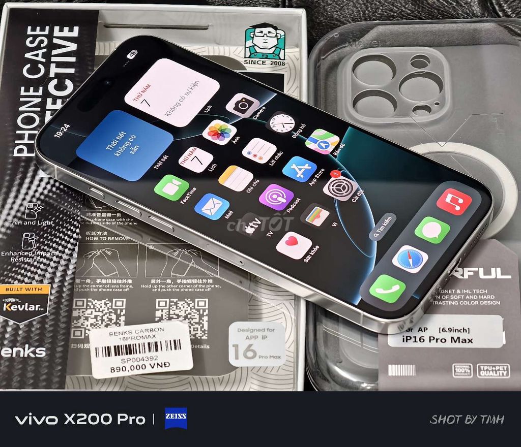 IPhone 16 Pro max lock 256GB đã CNC 99,9% có gl