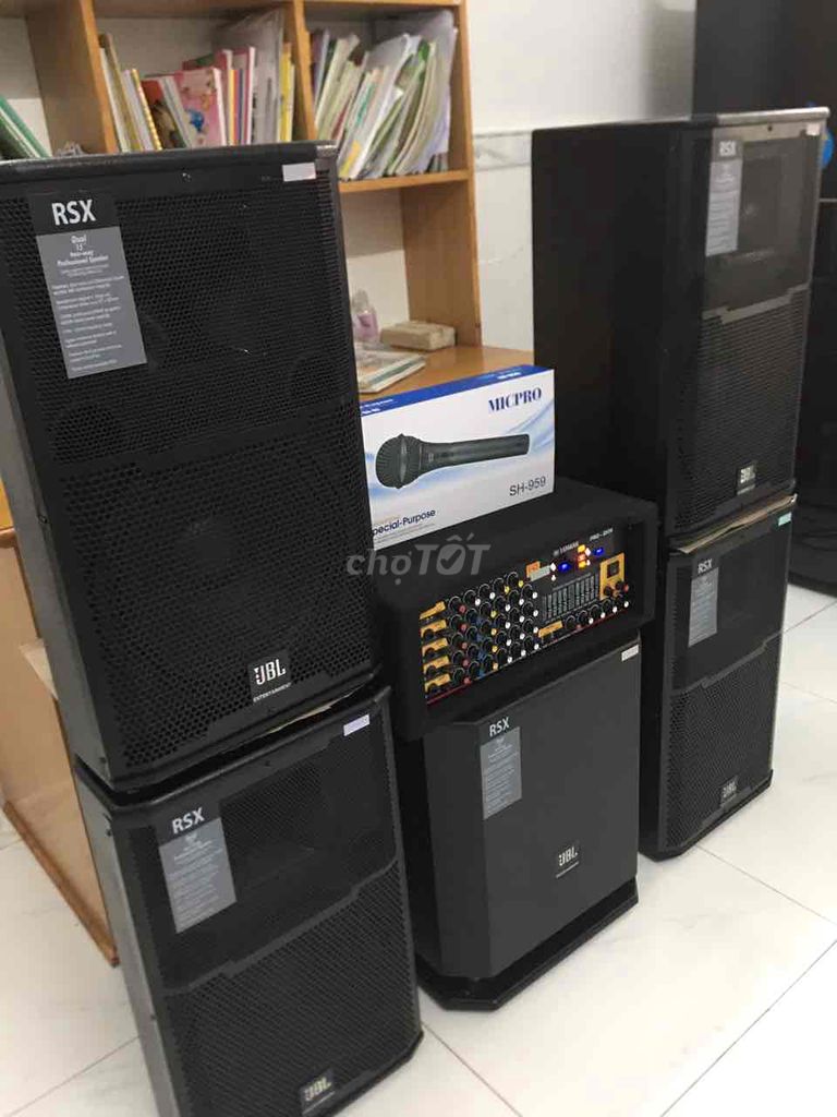 Nguyên dàn âm thanh nhạc sống karaoke JBL mới 98%