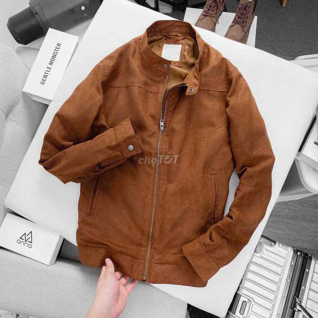 Áo khoác Da Lộn Cúc Bấm sale 199k Size L. Mua bán Quần áo tại Quận Thốt Nốt Cần Thơ được đăng bởi PHỤ KIỆN CẦN THƠ hình 1