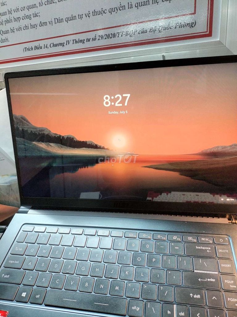 MSI Modern 15 A5M Ryzen 7 8GB/119GB Đen. Mua bán Laptop tại Quận 6 Tp Hồ Chí Minh được đăng bởi trung hình 1