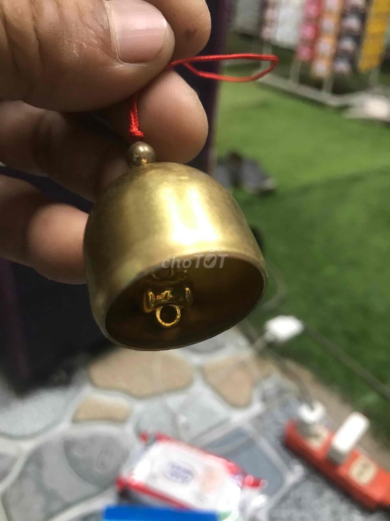 Chuông phong thủy Đồng nguyên chất. Mua bán Đồ sưu tầm, đồ cổ tại Huyện Tân Phước Tiền Giang được đăng bởi Đồ Nhà Không Dùng hình 1