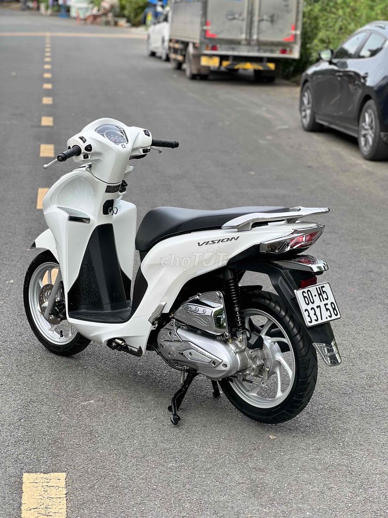 Honda Vision 2022 110cc Trắng Đen Bạc Có Trả Góp🎉🎉. Mua bán Xe máy tại Thành phố Biên Hòa Đồng Nai được đăng bởi Xe Máy Phát Đồng hình 4