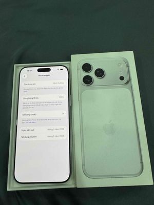 17 Pro Max 256GB Xám 24 chu kỳ sạc