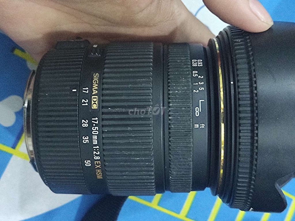 Lens Sigma 17-50 f2.8 for Canon