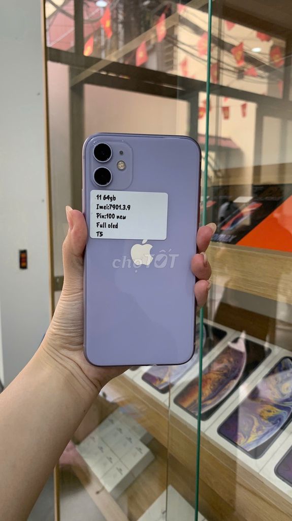 iPhone 11 64GB Tím full chức năng . Mua bán Điện thoại tại Quận Bắc Từ Liêm Hà Nội được đăng bởi Cửa hàng Bính Táo hình 1