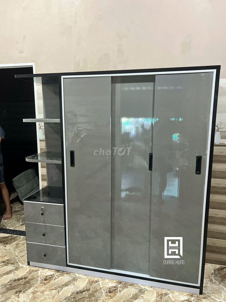 Tủ quần áo Nhựa Đài Loan-TỦ NHỰA ĐÀI LOAN CÁNH LÙA. Mua bán Tủ, kệ gia đình tại Quận 5 Tp Hồ Chí Minh được đăng bởi Nội thất Quang Hùng hình 1