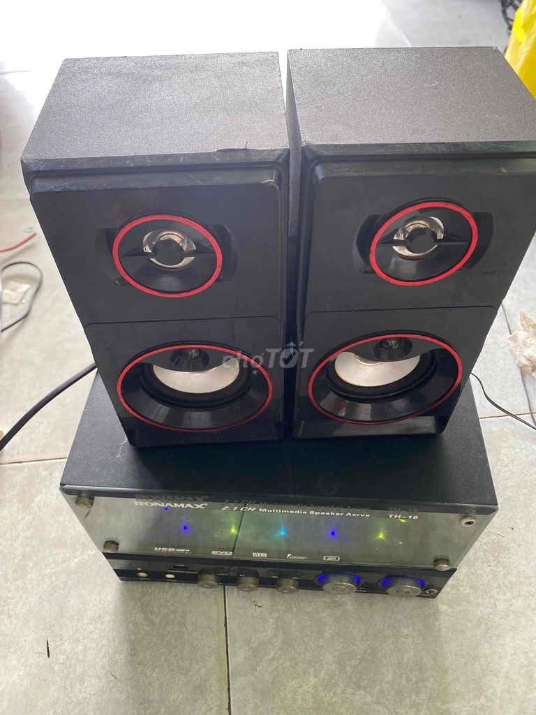 Loa vi tính RONAMAX TH-18 Đen. Mua bán Tivi, Âm thanh tại Thị xã Bến Cát Bình Dương được đăng bởi ĐIỆN TỬ HÀNG THANH LÝ hình 1