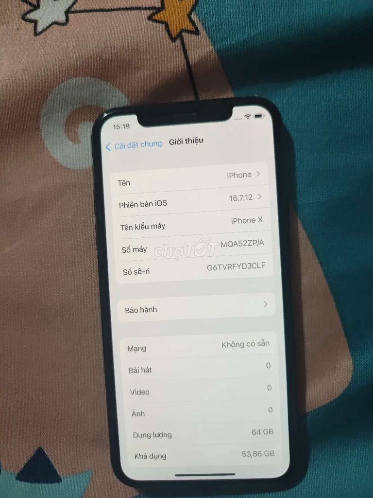 Apple iPhone X 64GB Đen Quốc tế Nguyên zin áp. Mua bán Điện thoại tại Quận Bắc Từ Liêm Hà Nội được đăng bởi tran hình 1