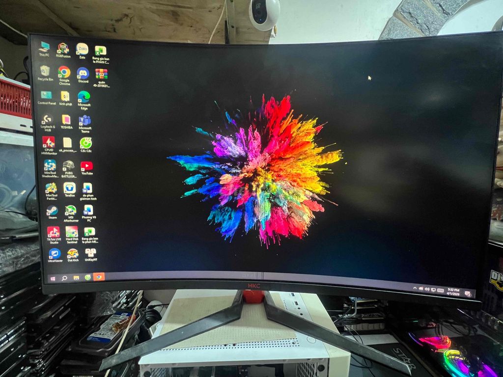 Màn HKC 32 Cong 165hz lỗi sọc. Mua bán Phụ kiện (Màn hình, Chuột...) tại Quận Bình Thạnh Tp Hồ Chí Minh được đăng bởi Tín Hoàng hình 1