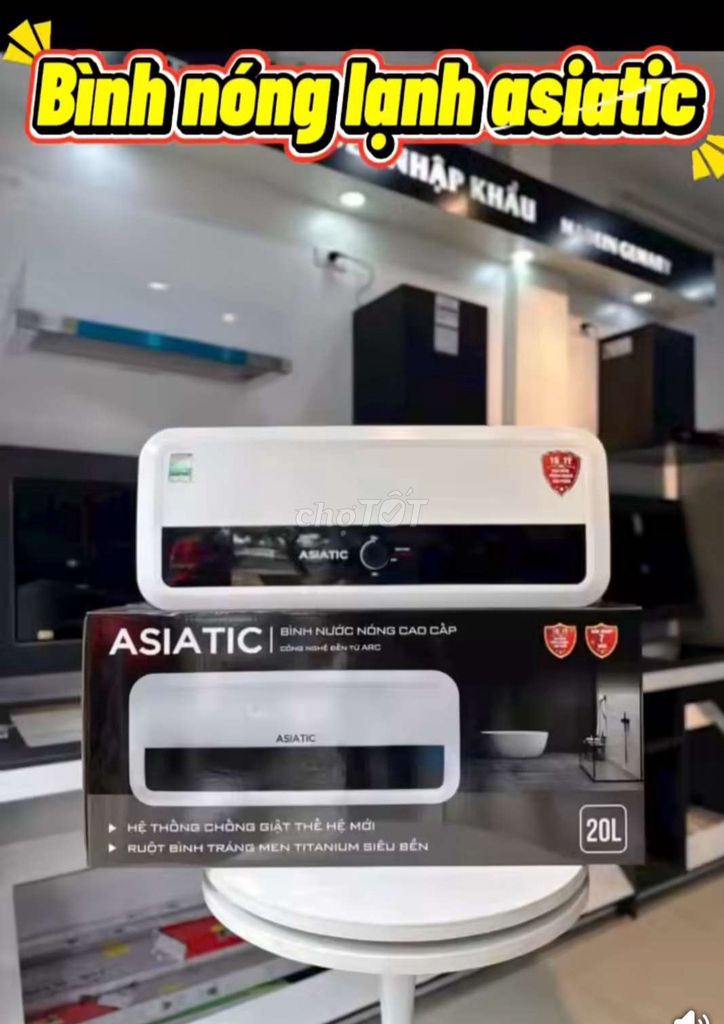 Bình nóng lạnh Asiatic 20L. Mua bán Thiết bị vệ sinh, nhà tắm tại Quận Ba Đình Hà Nội được đăng bởi trương trí dũng hình 1