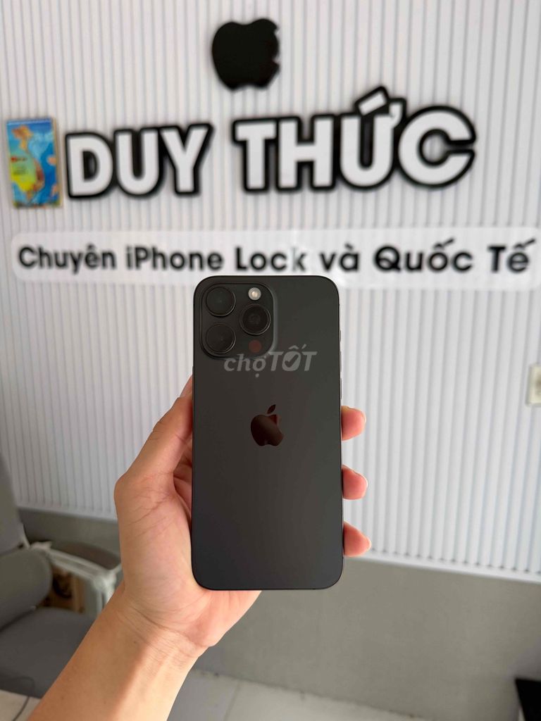 Apple iPhone 15 Pro Max 256GB Đen 98% nguyên zin. Mua bán Điện thoại tại Quận Ninh Kiều Cần Thơ được đăng bởi Duy Thức chuyên iphone Lock Cần Thơ hình 1