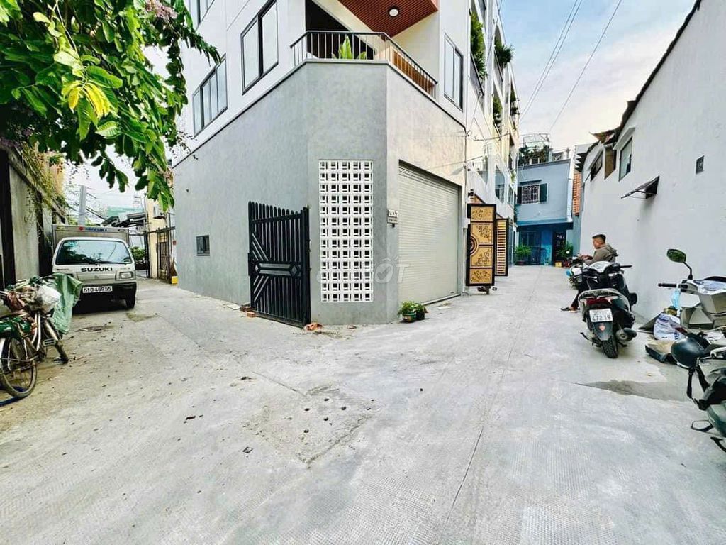 Cho thuê nhà hẻm xe hơi số 204/5A Nơ Trang Long, P12, QBình Thạnh