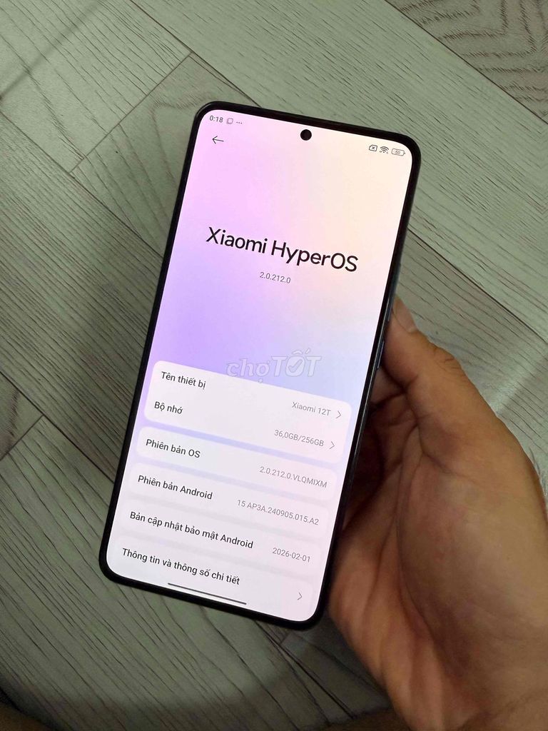 Xiaomi 12T Xanh Dương 256GB. Mua bán Điện thoại tại Quận 3 Tp Hồ Chí Minh được đăng bởi giá lái hình 1