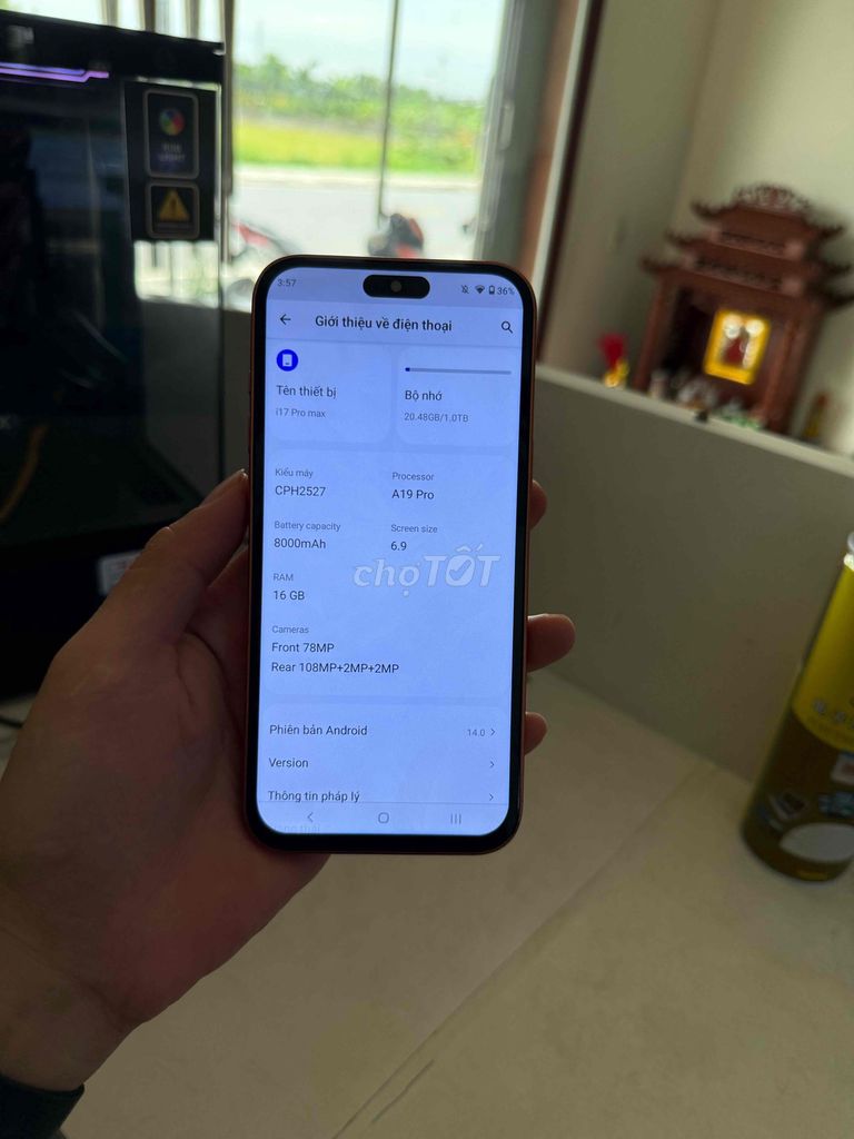 iPhone 17 Pro Max 1TB Cam. Mua bán Điện thoại tại Huyện Thuỷ Nguyên Hải Phòng được đăng bởi Hùng Nguyễn THP store hình 1