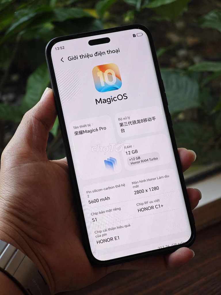 Honor Magic 6 Pro 256GB Xám. Mua bán Điện thoại tại Quận Cẩm Lệ Đà Nẵng được đăng bởi Nguyễn Văn Linh hình 1
