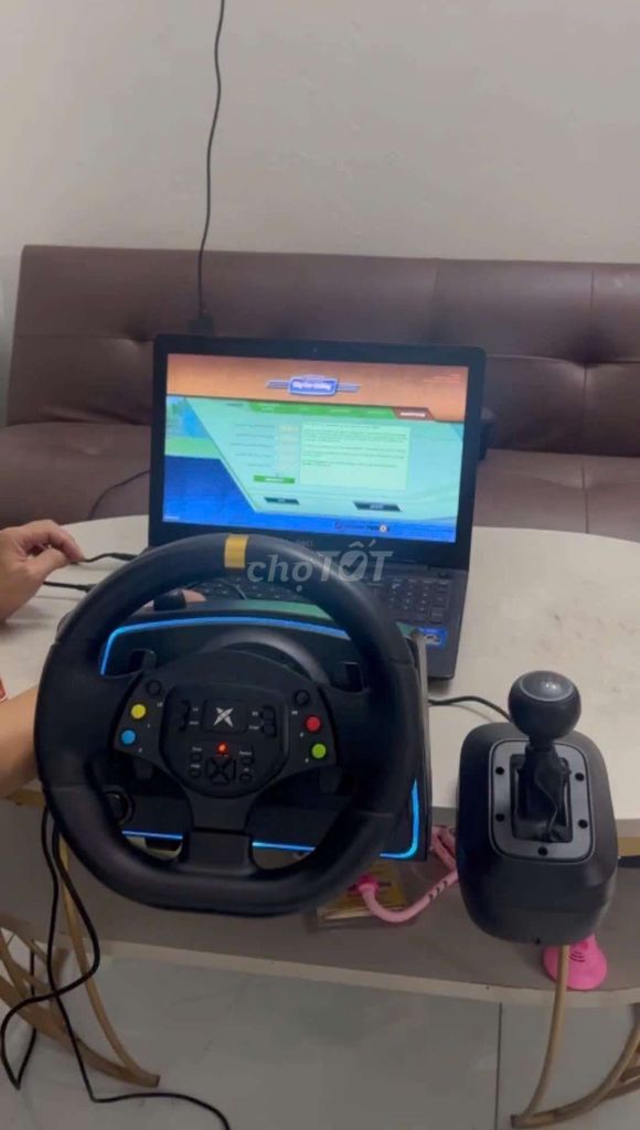 Vô lăng chơi game đã qua sử dụng còn mới. Mua bán Thiết bị chơi game tại Huyện Gò Công Tây Tiền Giang được đăng bởi Trần Anh Kiet hình 1
