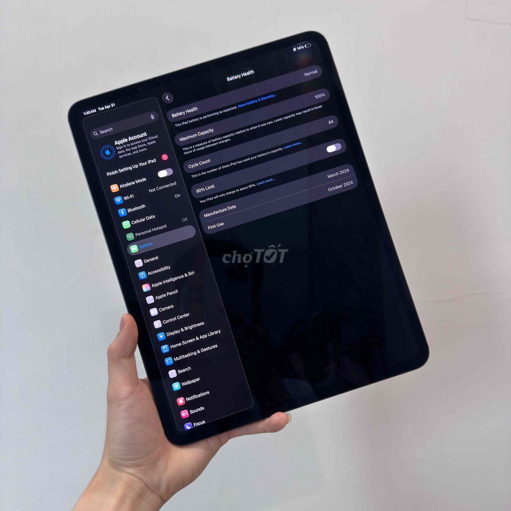 Apple iPad Pro M4 256GB Đen. Mua bán Máy tính bảng tại Quận Thanh Xuân Hà Nội được đăng bởi Lê Đức Thắng hình 1