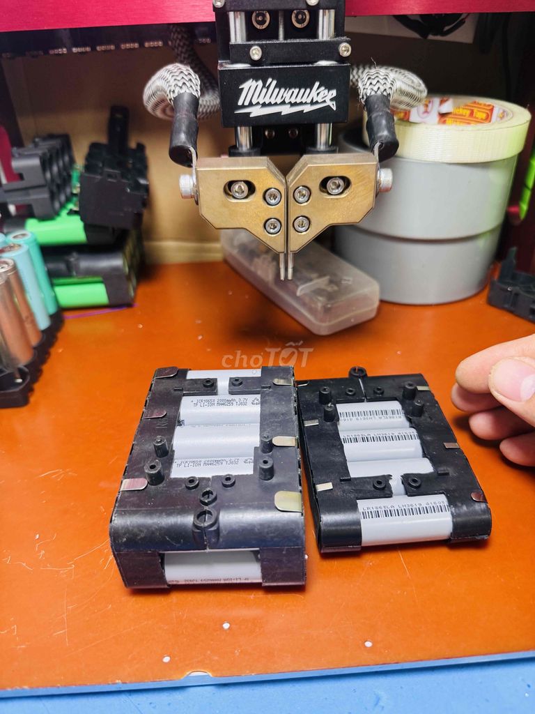 Pin sạc TP 18650 21V 4AH tháo khối ( miễn ship). Mua bán Đồ chuyên dụng, Giống nuôi trồng tại Huyện Châu Thành Bến Tre được đăng bởi Văn thanh hình 1